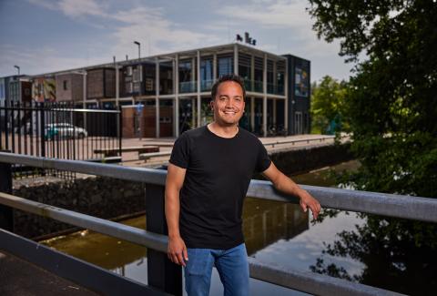 Projecleider Rick Knufman voor circulair centrum De HER